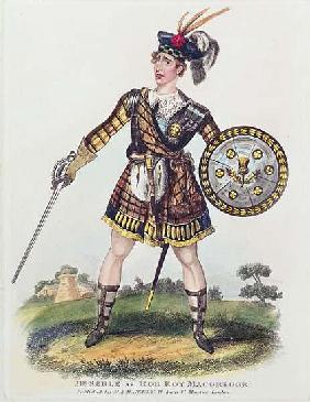 Portrait of Thomas James Serle (c.1799-1889) as Rob Roy Macgregor