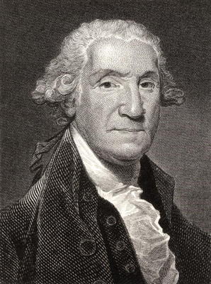 George Washington (engraving) von English School, (19th century)