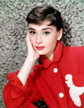 American Actress Audrey Hepburn in 1954