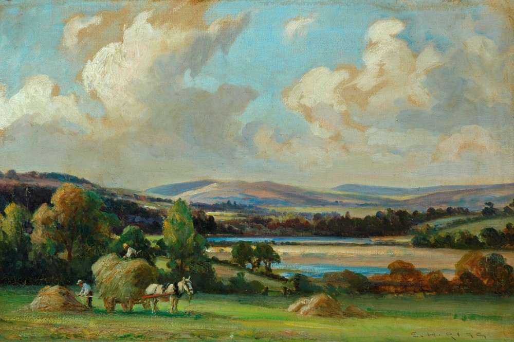 Heuernte in Yorkshire von Ernest Higgins Rigg