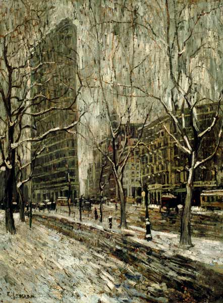 The Flatiron Building, New York von Ernest Lawson