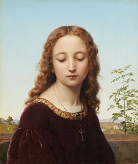 Bildnis eines jungen Mädchens 1835