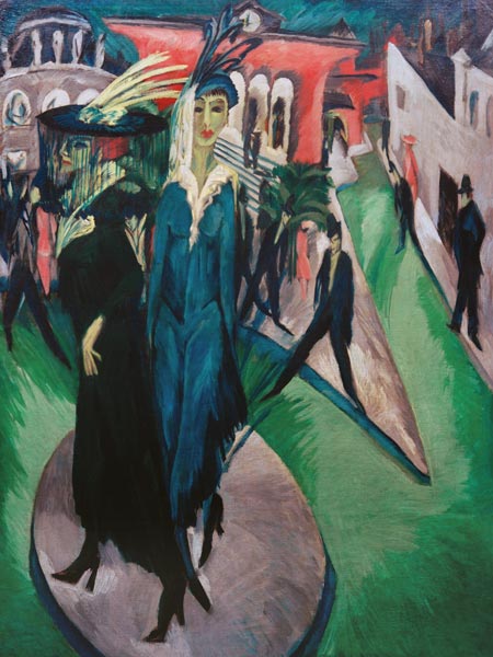 Potsdamer Platz von Ernst Ludwig Kirchner