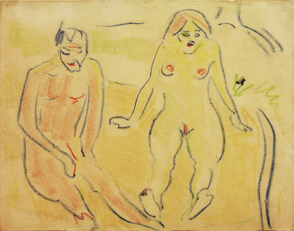 Mann und Frau von Ernst Ludwig Kirchner