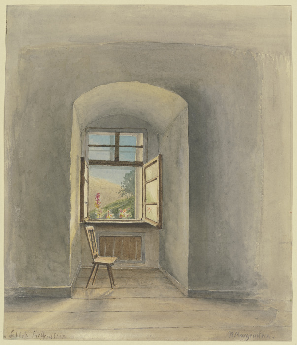 Fenster im Schloß Triffenstein am Main von Ernst Morgenstern