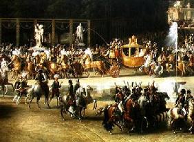 The Entry of Napoleon (1769-1821) and Marie-Louise (1791-1847) into the Tuileries Gardens on the Day 2nd April