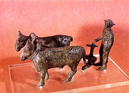 The Ploughman of Arezzo, from Cerveteri von Etruscan