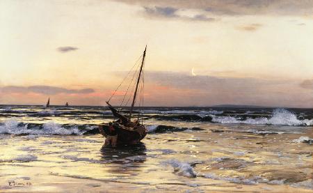 Sonnenuntergang am Meer 1878