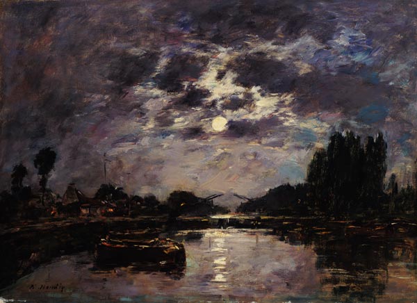 The Effect of the Moon von Eugène Boudin