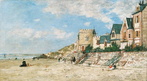 Tour Malakoff und Ufer in Trouville 1878