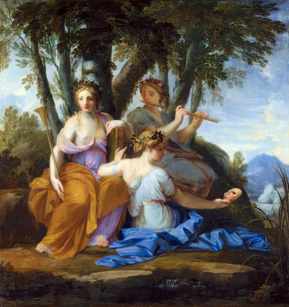 Die drei Musen von Eustache Le Sueur