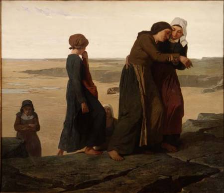 The Widow or The Fisherman's Family von Evariste Vital Luminais