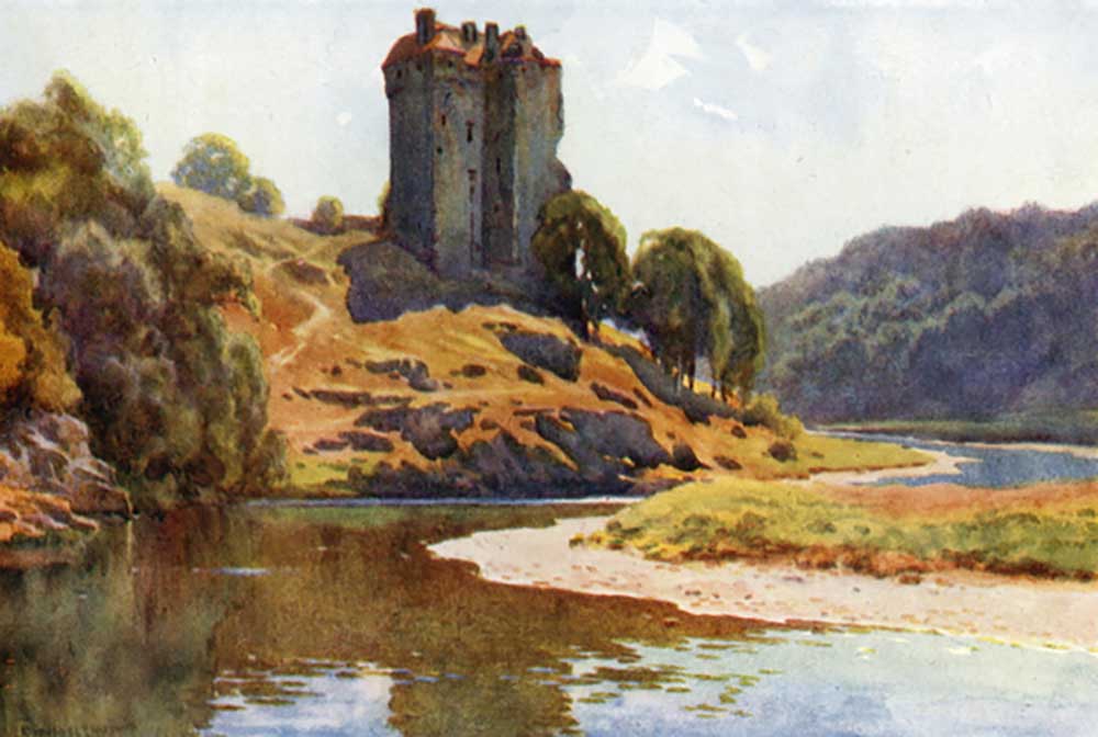 Schloss Neidpath von E.W. Haslehust
