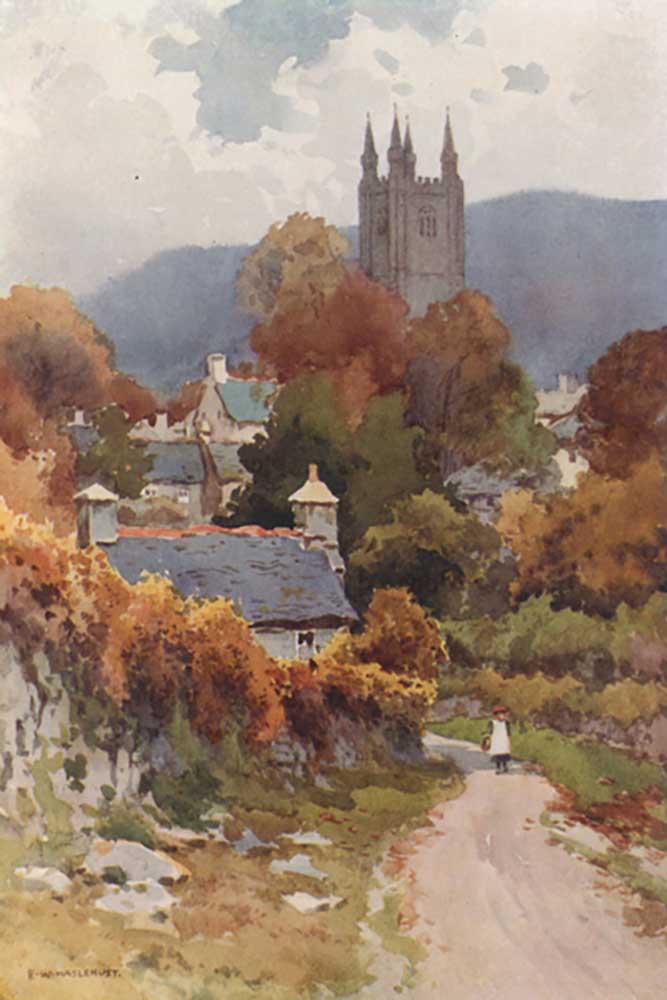 Widecombe auf dem Moor von E.W. Haslehust