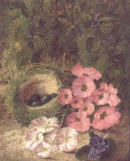 Spring (nest with dog roses) von Fanny Jane Bayfield