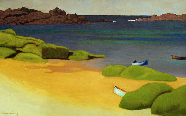 Vallotton / The bay of Tregastel / 1917 von Felix Vallotton