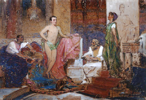 Kaiser Augustus im Familienkreis von Feodor Andrejeitsch Bronnikov