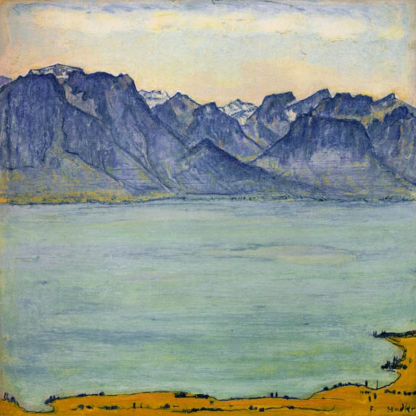 Genfersee bei Chamby von Ferdinand Hodler