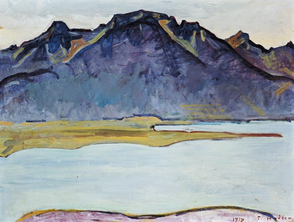 Der Grammont nach dem Regen von Ferdinand Hodler