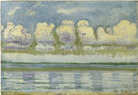 Der Genfer See mit Jura 1909