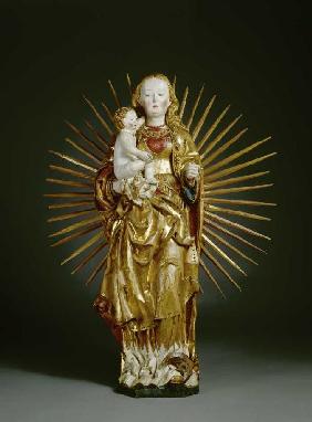 Strahlenkranzmadonna aus Volkhardinghausen Um 1520/23