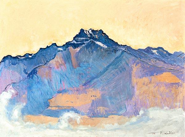 Dents du Midi von Chesières aus. 1912