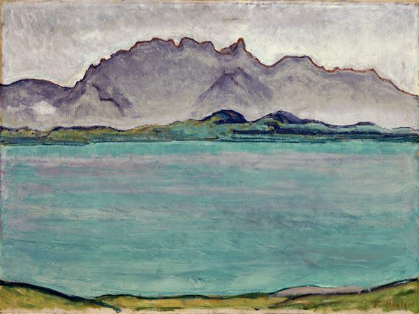The Stockhorn Mountains and Lake Thun 1911