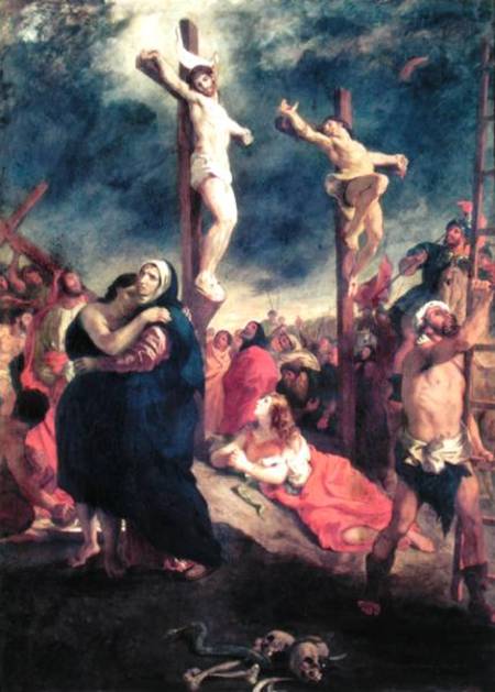 Christ on the Cross von Ferdinand Victor Eugène Delacroix