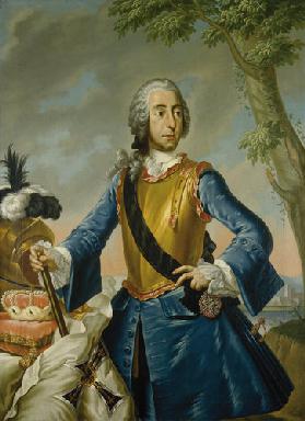 Bildnis des Fürstbischofs Clemens August von Wittelsbach als Deutschordensmeister 1756