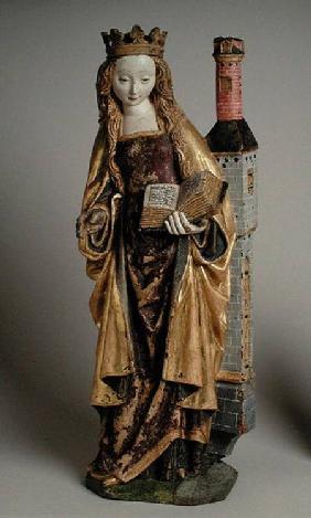 St. Barbara, School of Mechelen c.1500 (po