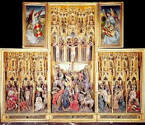 Central section of the Ambierle Altarpiece, 1460-66 (gilded & painted walnut wood)