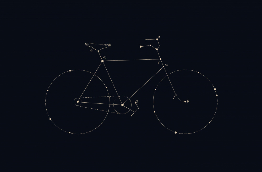 Fahrradkonstellation von Florent Bodart