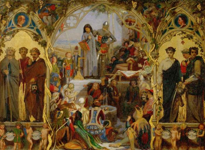 Die Samen und Früchte der englischen Poesie von Ford Madox Brown