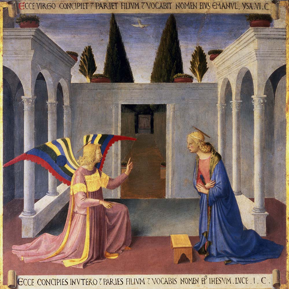 Die Verkündigung von Fra Beato Angelico