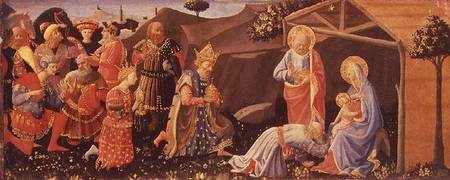 Adoration of the Magi - Fra Angelico als Kunstdruck oder Gemälde.