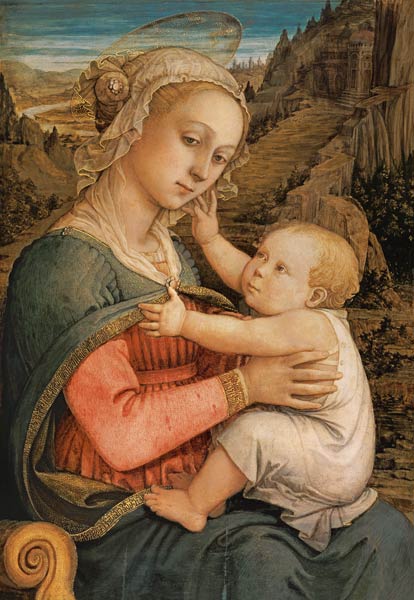 Maria mit dem Kinde von Fra Filippo Lippi