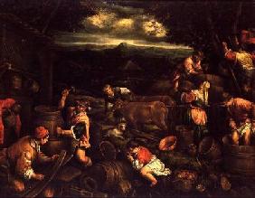 Autumn Harvest (Grape-picking) 1585-90