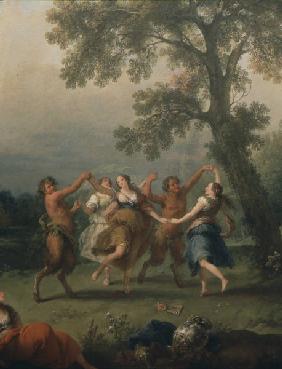 F.Zuccarelli, Bacchanal, Ausschnitt