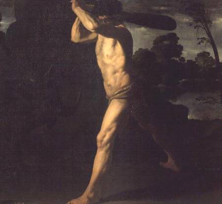 Hercules and the Cretan Bull von Francisco de Zurbarán (y Salazar)