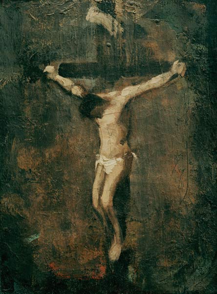 Christus am Kreuz - Francisco José de Goya als Kunstdruck oder handgemaltes  Gemälde.