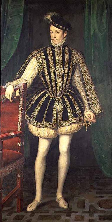 King Charles IX of France (1550-74) von François Clouet