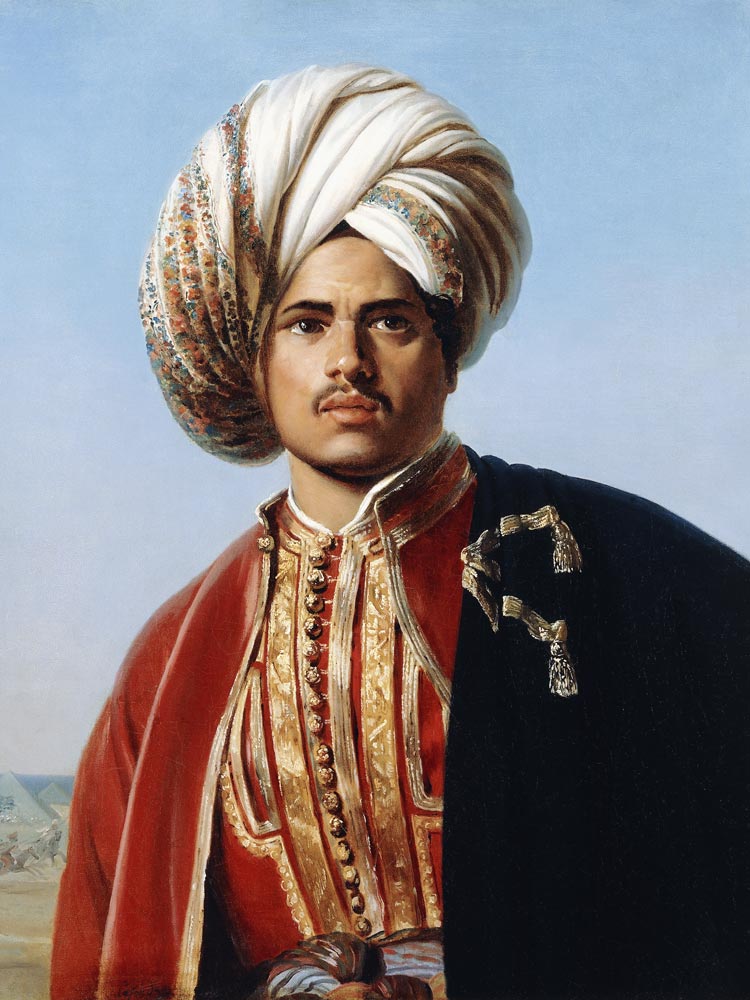 Brustbild eines osmanischen Prinzen. von Francois-Henri-Alexandre Lafond