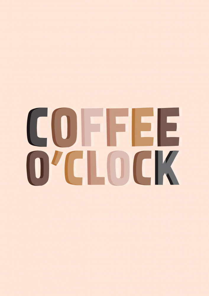 Kaffee-Uhr von Frankie Kerr-Dineen