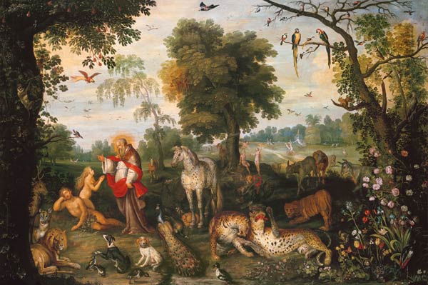 Erschaffung der Eva von Frans Francken d.Ä