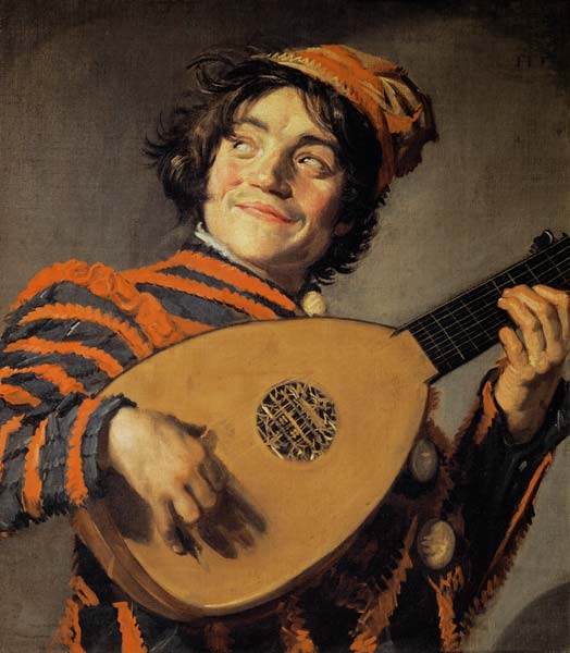 Lautespielender Narr von Frans Hals