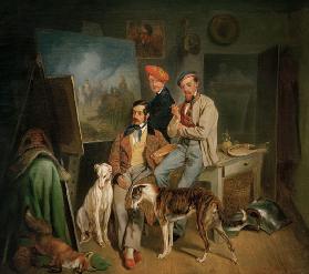 Die Brüder Benno, Franz und Eugen Adam