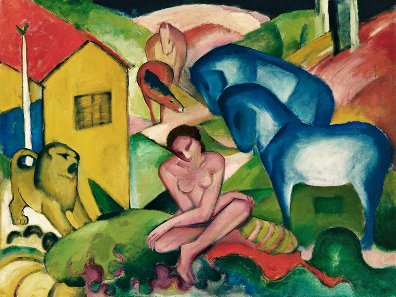 Der Traum. von Franz Marc