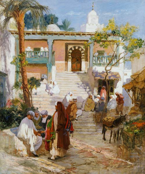 Im Suq von Frederick Arthur Bridgman