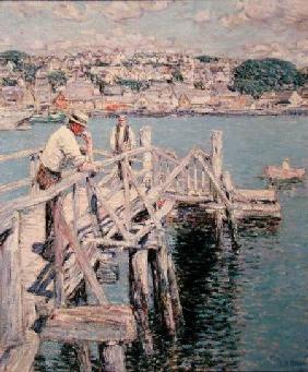 Dock Scene, Gloucester 1896