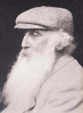 Portrait of Camille Pissarro (1830-1903) (b&w photo) 